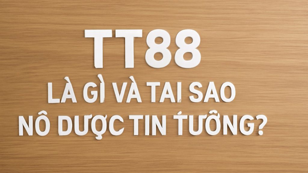 Minh họa: TT88 là gì và tại sao nó được tin tưởng?